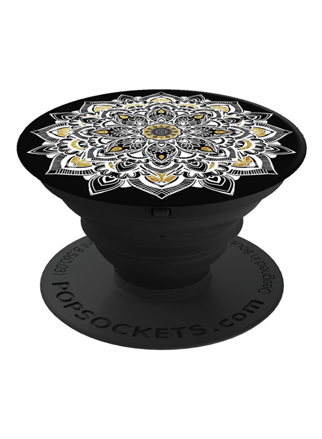 بوب سوكيتس مقبض أصابع وحامل بدانتيل ذهبي ذهبي/ أسود