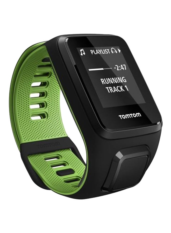 TOMTOM Runner 3 Cardio Music Fitness Smartwatch Black/Green