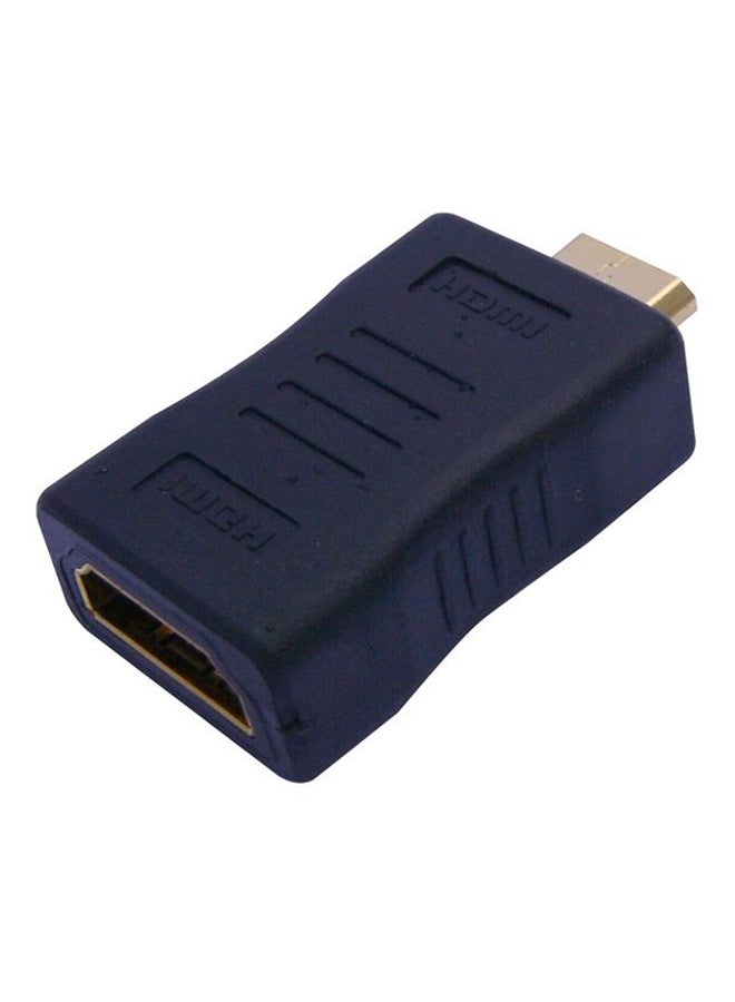 Sandberg Mini HDMI Male To HDMI Female Adapter Blue 