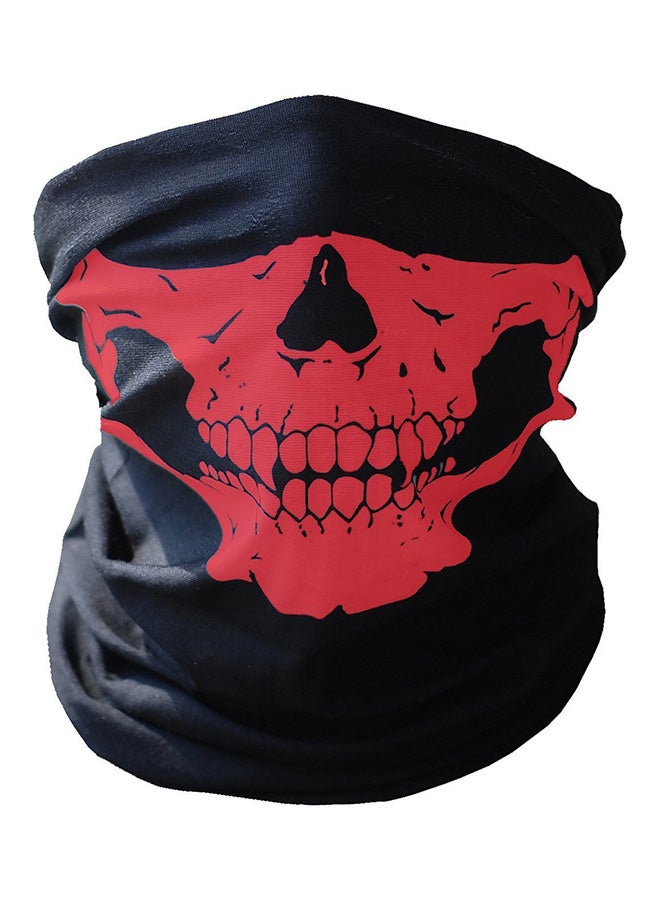 Generic Skull Printed Bandana Black/Red 