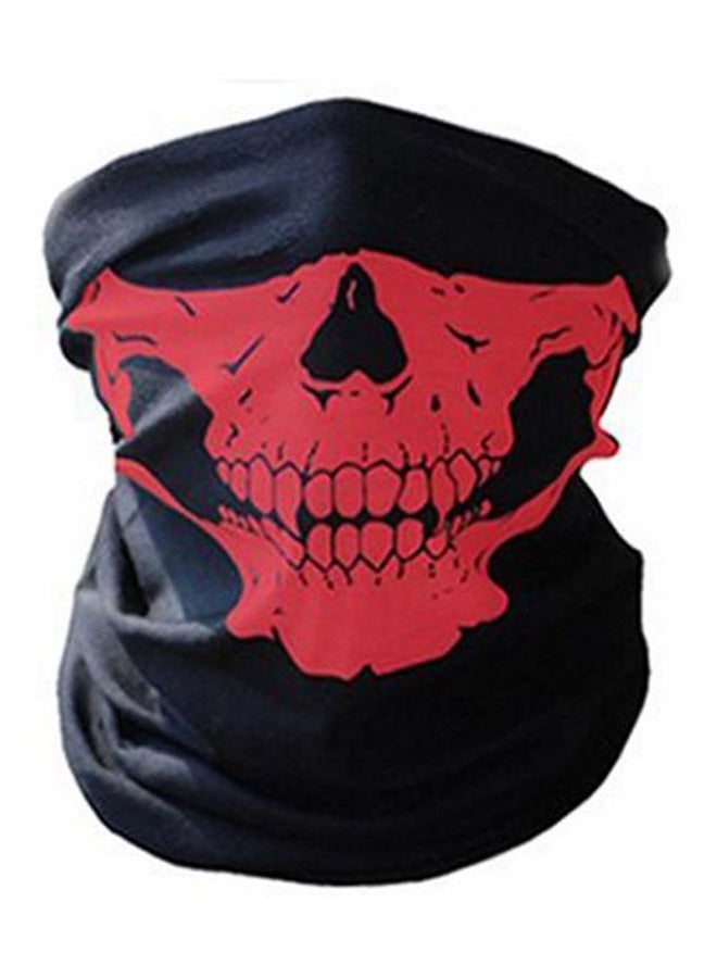 Generic Skull Printed Bandana Black/Red 