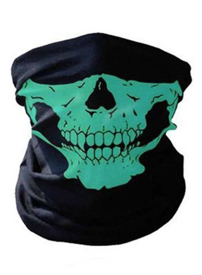 Generic Skull Printed Bandana Black/Green 