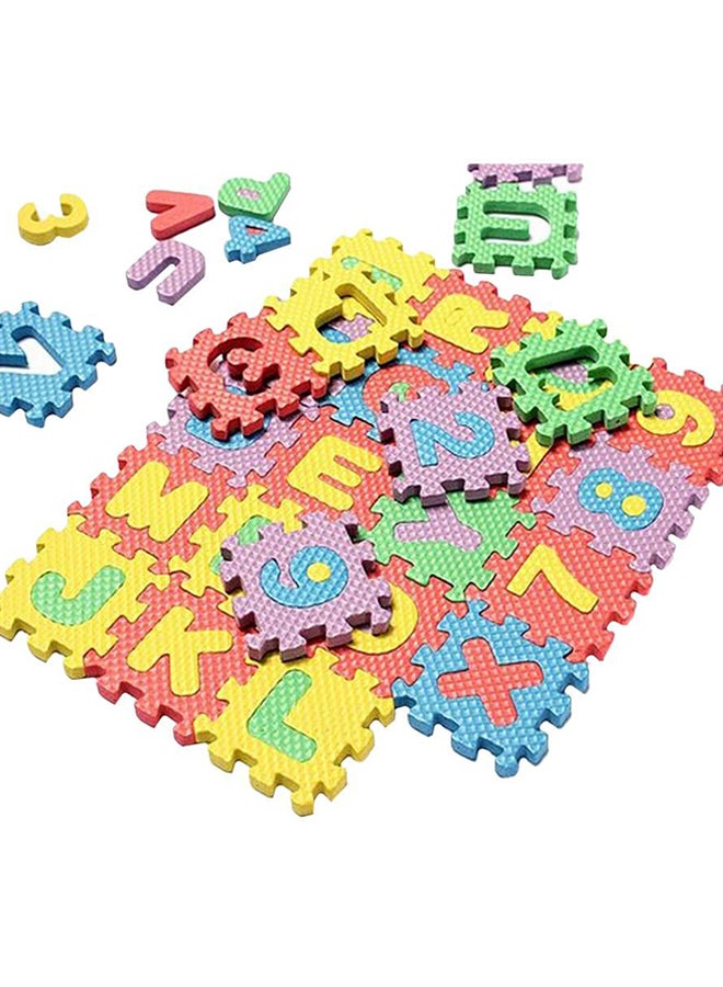 36-Piece Alphabet and Numeral Puzzle Foam Mat - Image 2
