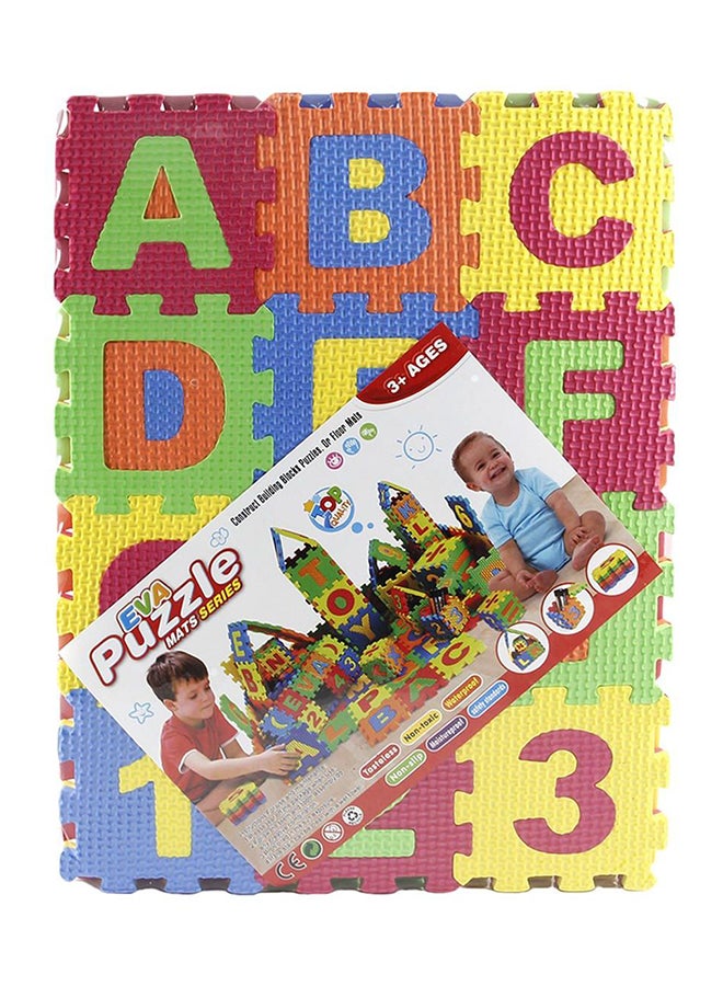36-Piece Alphabet and Numeral Puzzle Foam Mat - Image 4