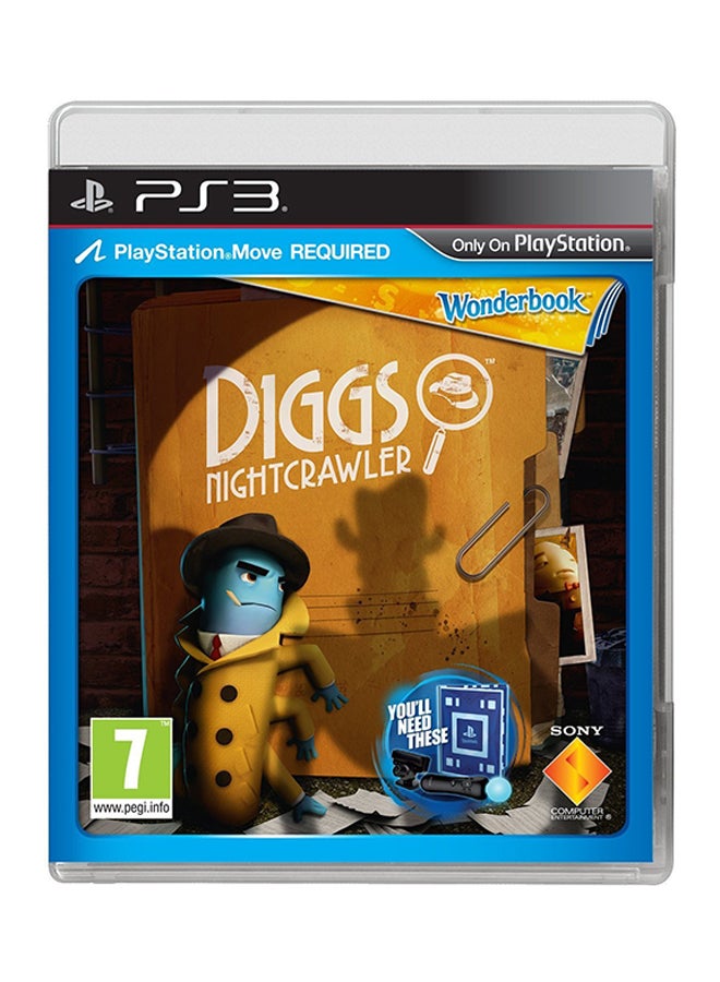 سوني لعبة "Wonderbook: Diggs Nightcrawler" - رياضات - بلاي ستيشن 3 (PS3)  - Image 1