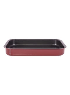 Royalford 37 Cm Non-Stick Baking Tray Aluminium Alloy Durable Non-Stick Coating Perfect For Baking And Food Roasting Multi Color 37X27X5.5 Cm  - Image 1