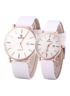 SKONE unisex Analog Couple Watch 9307 
