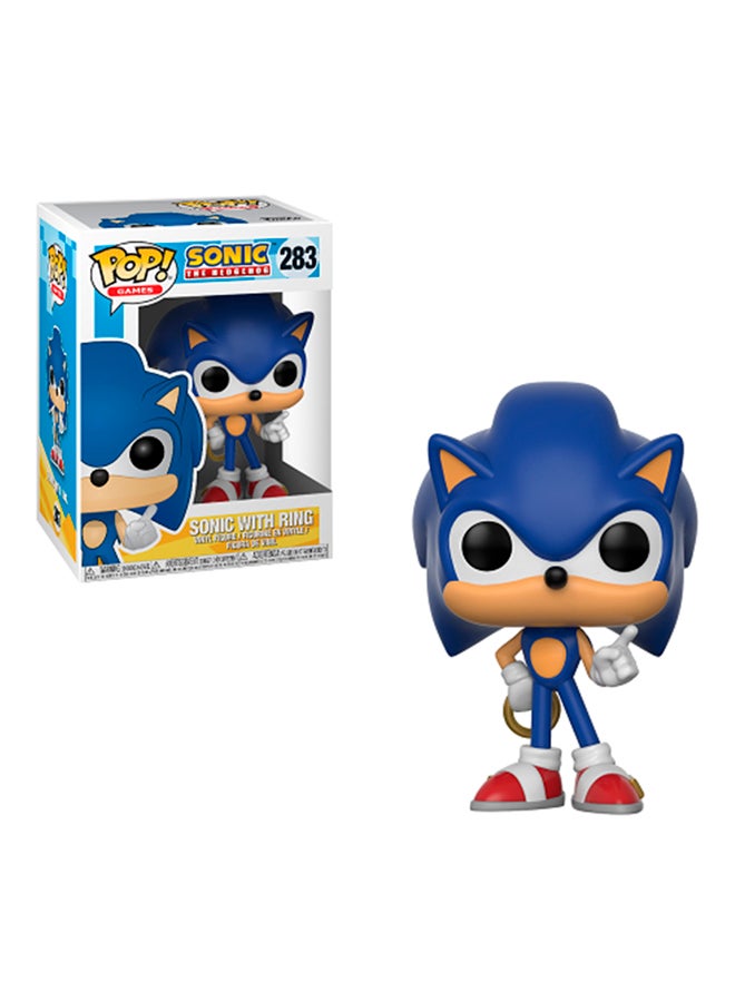 Funko Pop Sonic With Ring Bobblehead 283 3.75inch 