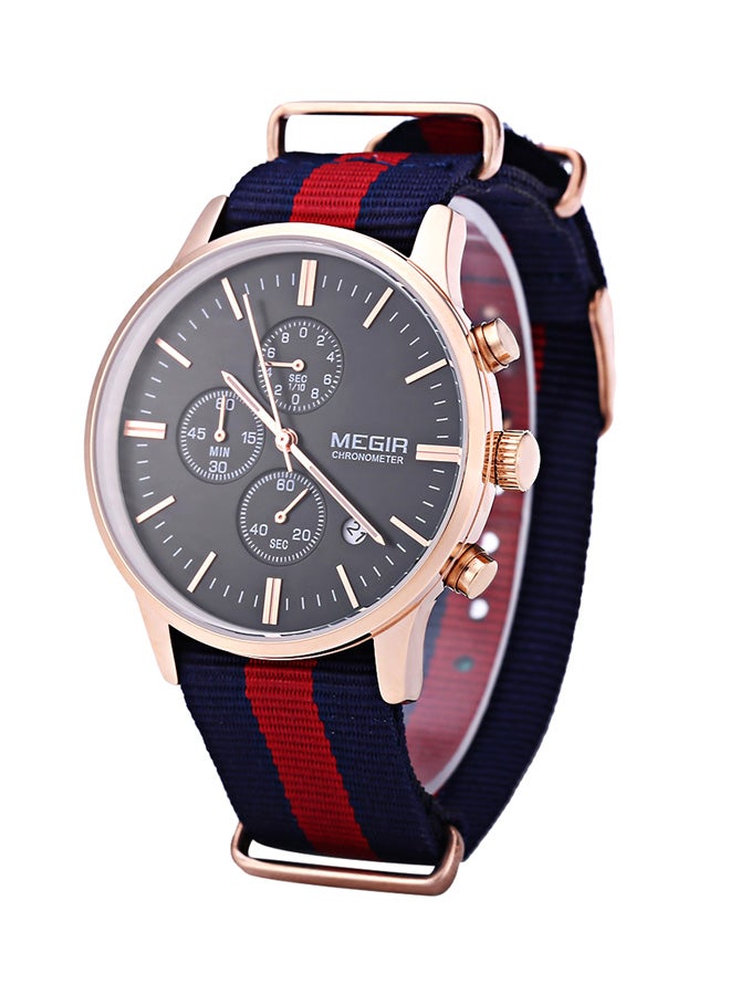 ميجر ساعة يد كرونوغراف مقاومة للماء طراز M2011 للرجال