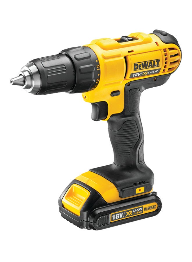 cordless drill 13 mm 18 volt dewalt 2 battery Black/Yellow - v1520479923/N13569102A_1