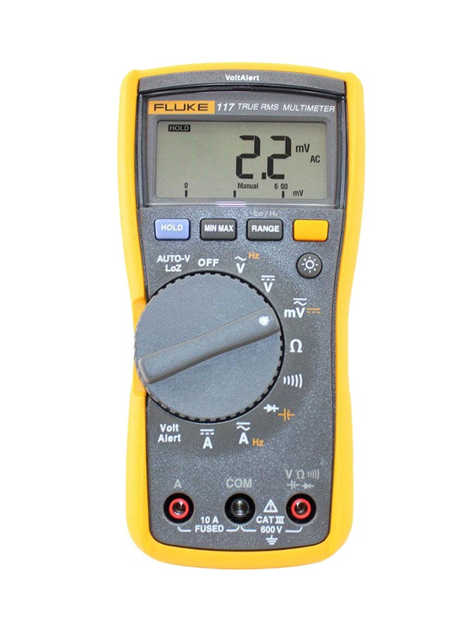 FLUKE Electrician Multimeter With NonContact Voltage Yellow/Black
