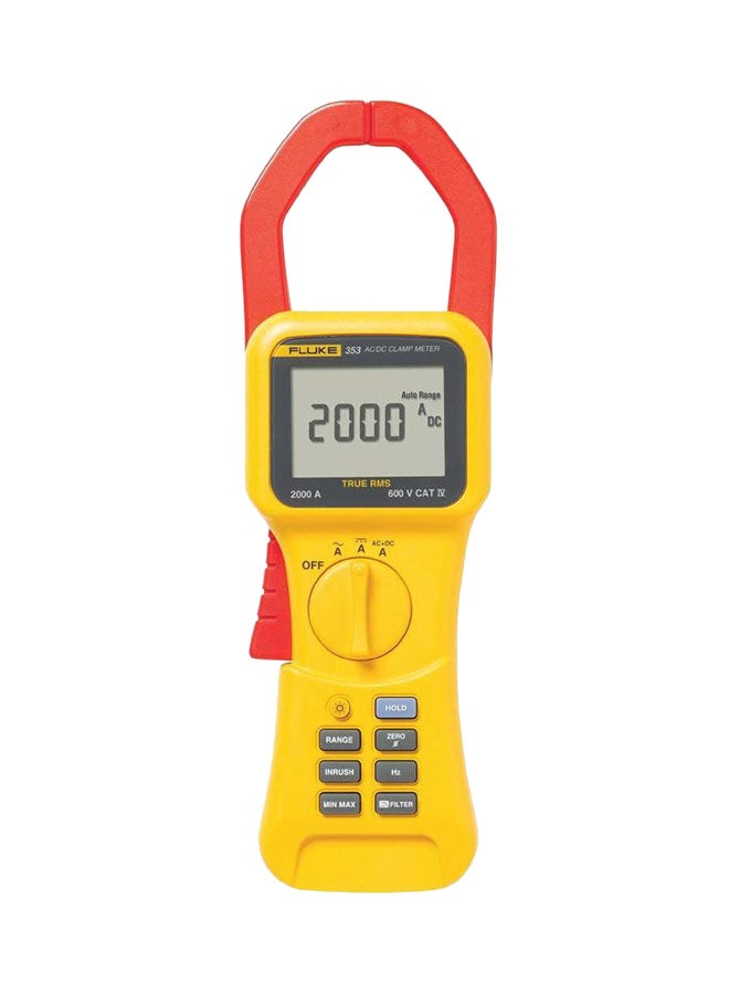 FLUKE True RMS Clamp Meter Yellow/Grey