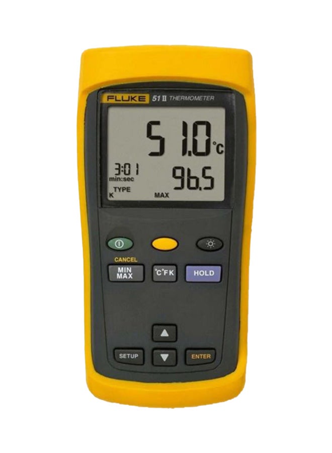 FLUKE Handheld Digital Thermometer Yellow/Grey