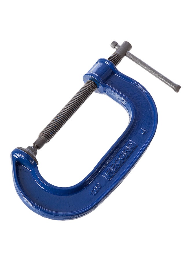 إيروين مشبك على شكل حرف G لاستخدامات عامة أزرق / فضي 4بوصة