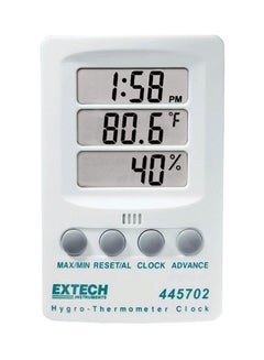 Extech Hygro Thermometer Clock 