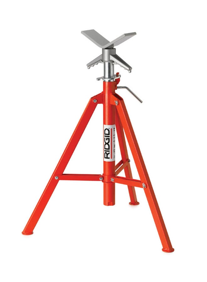 RIDGID - V Head Pipe Stands Red/Silver - Image 1