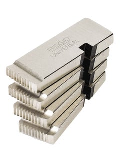 RIDGID Pack Of 4 NPT Universal Pipe Die Set Silver 