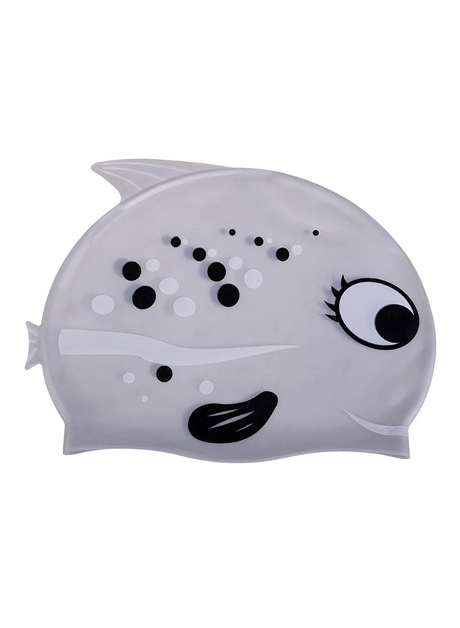 Generic Fish Cartoon Design Swimming Cap One Size  - Image 1