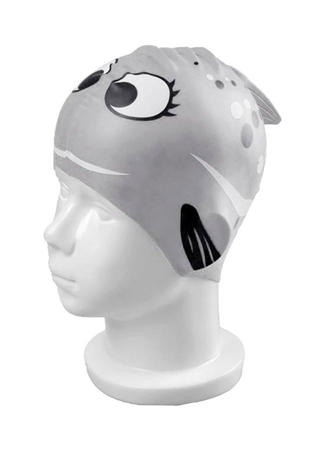 Generic Fish Cartoon Design Swimming Cap One Size  - Image 2