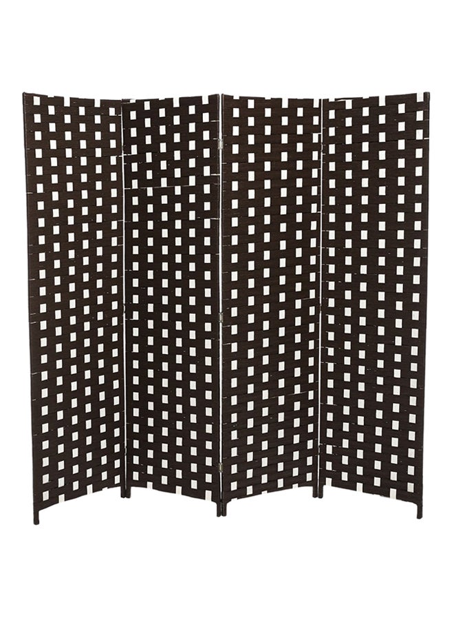 AFT Foldable Room Divider Brown 50x180x20cm - Image 1