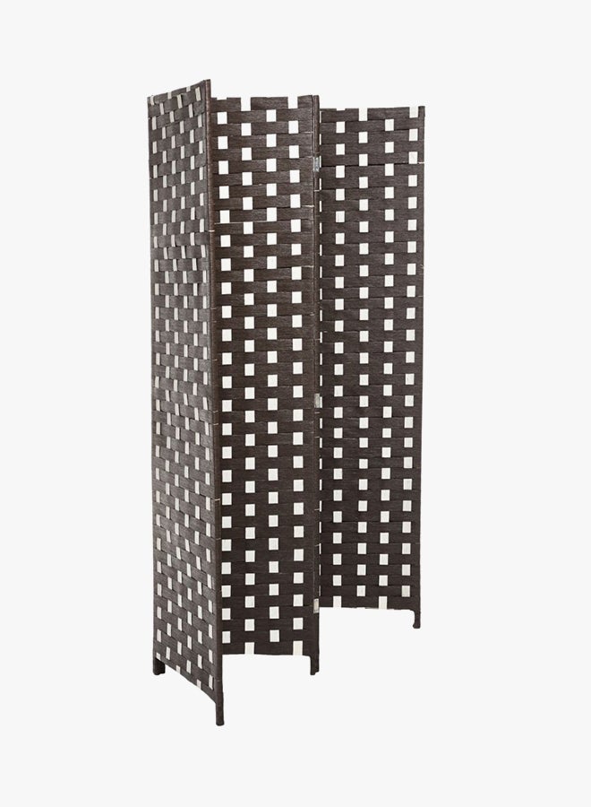 AFT Foldable Room Divider Brown 50x180x20cm - Image 2