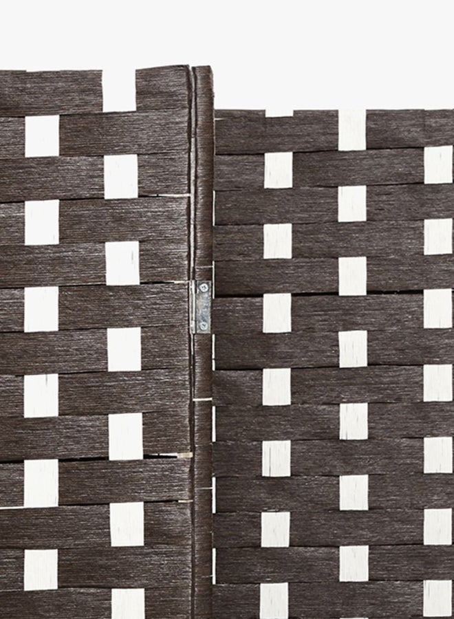 AFT Foldable Room Divider Brown 50x180x20cm - Image 3