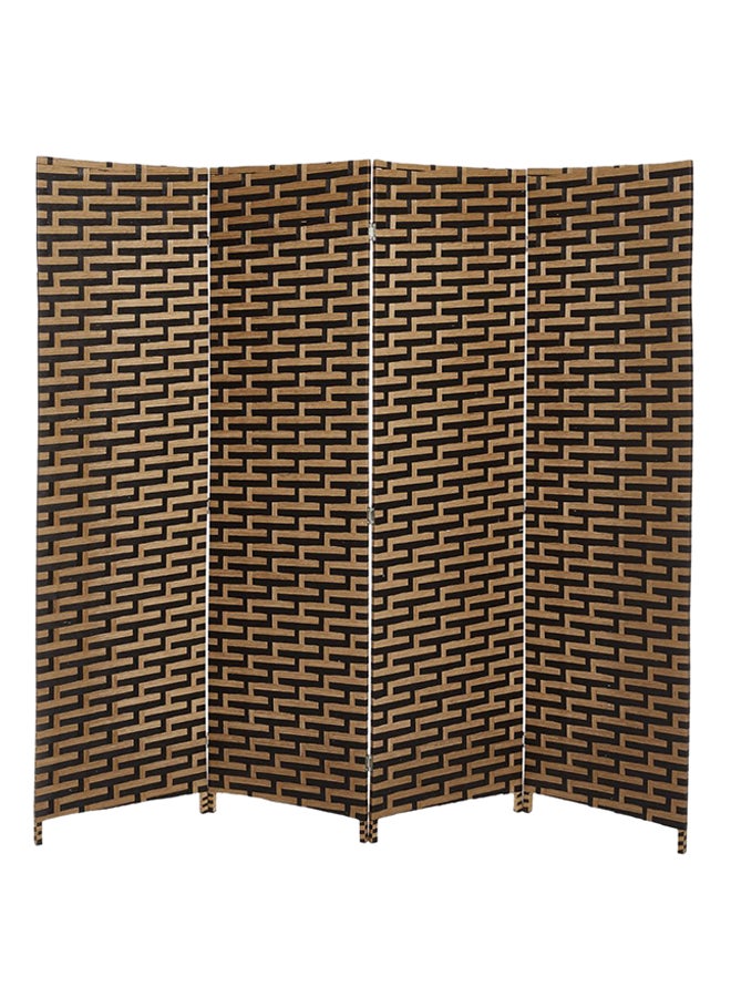 AFT Foldable Room Divider Brown - Image 1