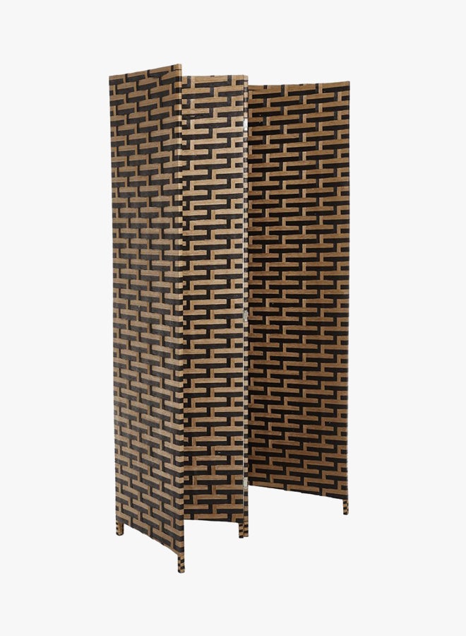 AFT Foldable Room Divider Brown - Image 2