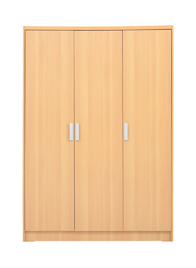 AFT 3-Door Wardrobe With 2 Drawers Beige - Image 1
