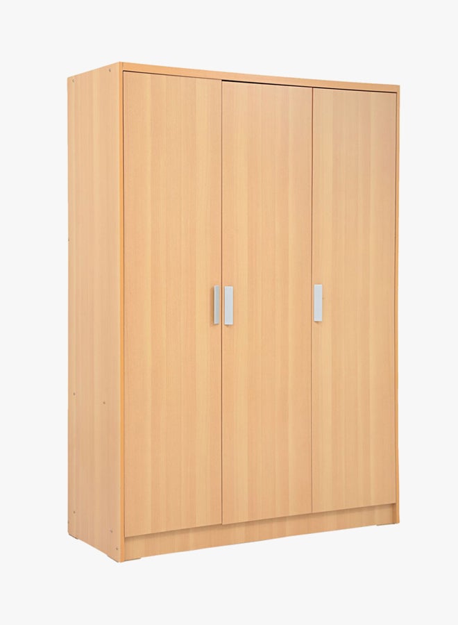 AFT 3-Door Wardrobe With 2 Drawers Beige - Image 3