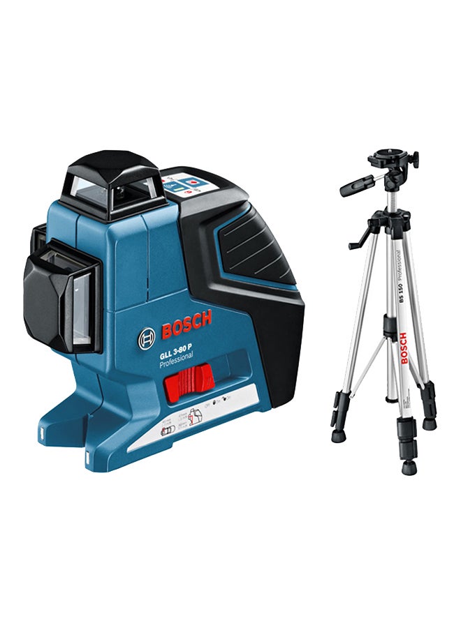 BOSCH Professional Linear Laser Tester With Compact Tripod Blue/Black/Silver 80meter 
