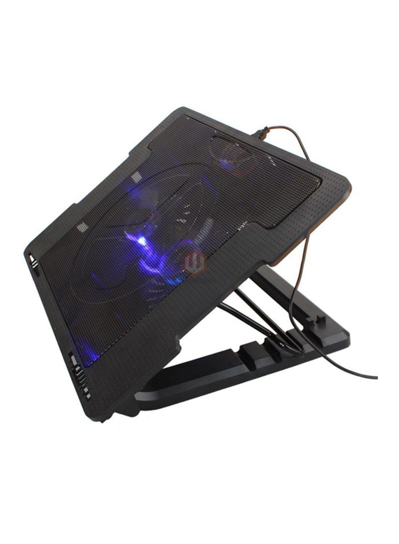 Generic USB Cooling Pad With Silent Fan Black  - Image 1