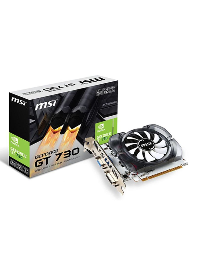 MSI GeForce GT 730 Graphic Card Black  - Image 1
