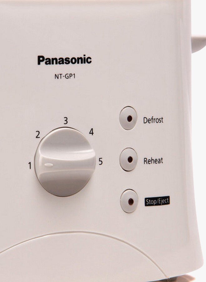 Panasonic Electric Pop-Up Toaster 680W 680.0 W NT-GP1 White - Image 3