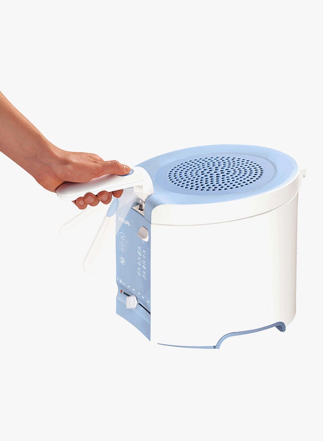 Philips - Deep-Fat Fryer 2000W 2000.0 W HD-6103 Blue/White - Image 1