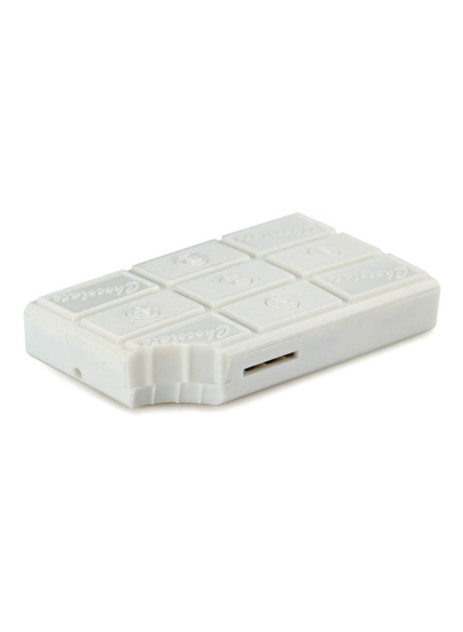 Portable Chocolate Style MP3 Player A1 White  - Image 1