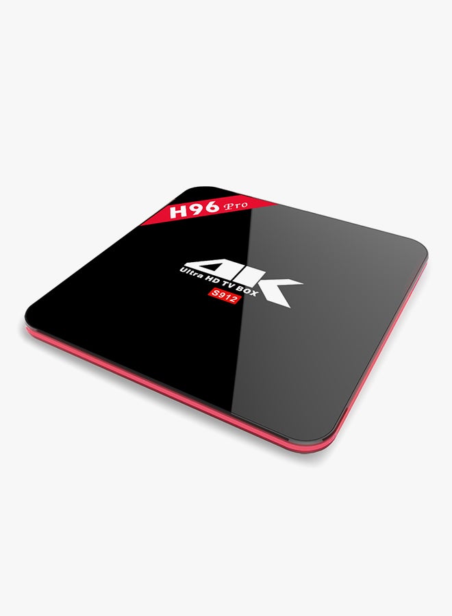 H96 Pro Wi-Fi Octa-Core Android TV Box - UK Plug H96 Pro Black