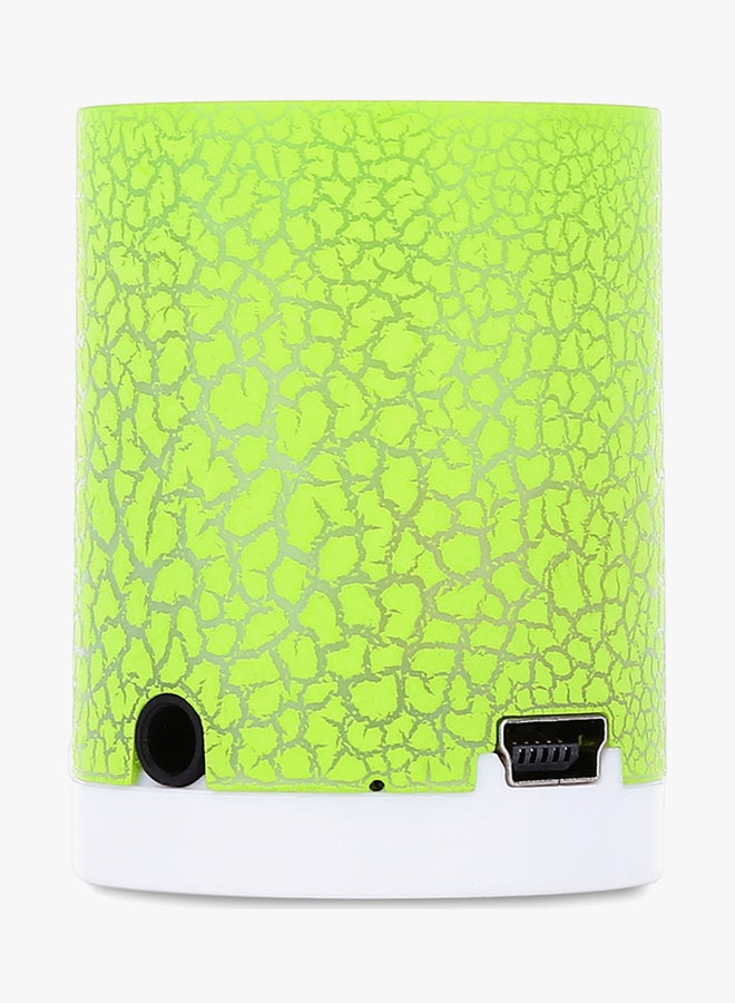 Generic - Crack Pattern Portable MP3 Player With Flash LED Light HQ-NO8536503 Green - Image 1