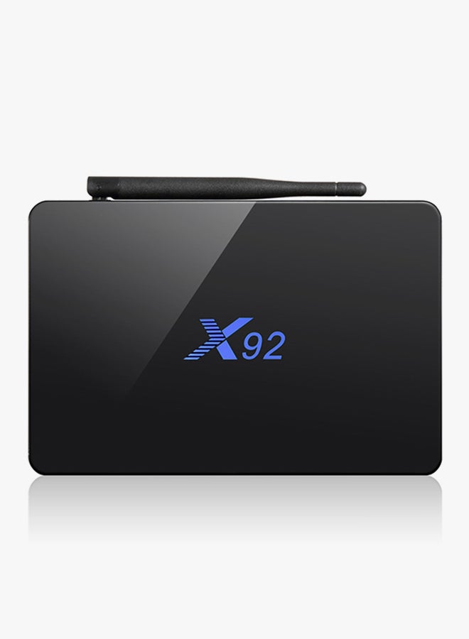Android 6.0 Octa-Core Smart TV Box - UK Plug X92 Black