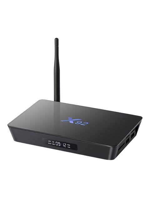 Android 6.0 Octa-Core Smart TV Box - UK Plug X92 Black