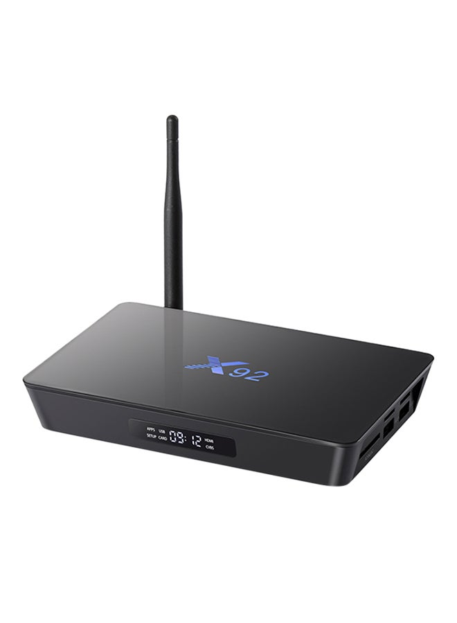 Android 6.0 Octa-Core Smart TV Box - UK Plug X92 Black
