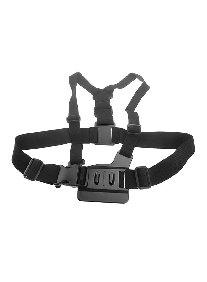 SJCAM Adjustable Elastic Body Chest Strap And Shoulder Belt With Tripod Base Mount Black  - Image 3