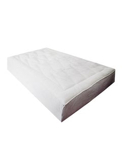 Casa Comfort Quilted Mattress Pads microfiber White 