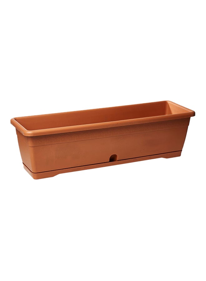 IDEL Versilia Plastic Pot Color Terracotta 60cm