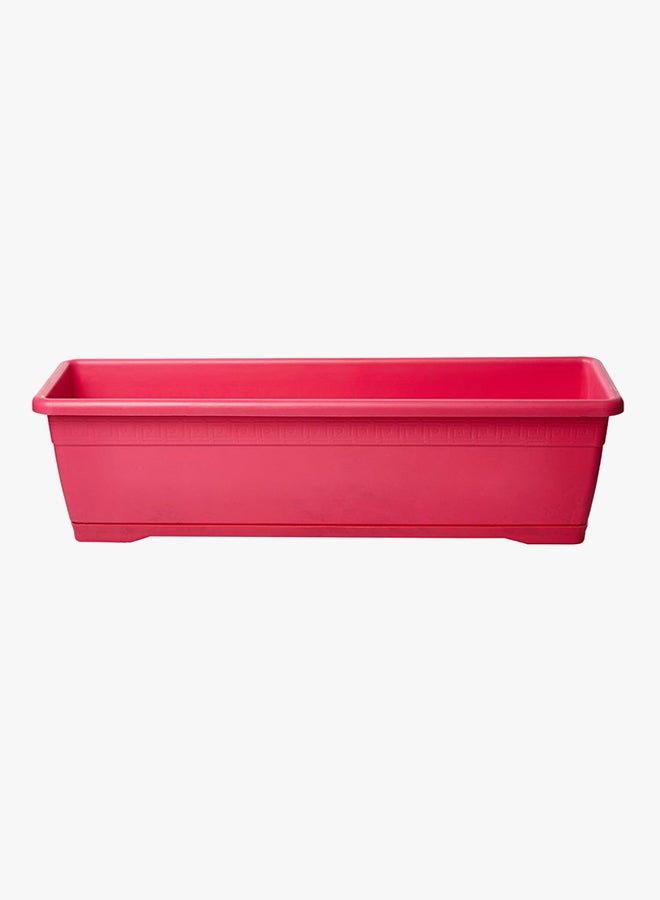 IDEL Versilia Plant Pot With Saucer Fuchsia 60x18x16cm - Image 2