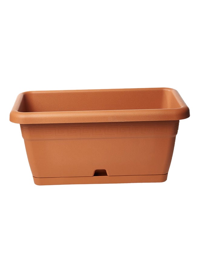 IDEL Volterra Plastic Pot Color Terracotta 45cm - Image 1