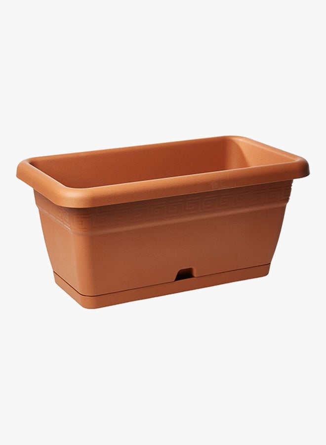 IDEL Volterra Plastic Pot Color Terracotta 45cm - Image 3