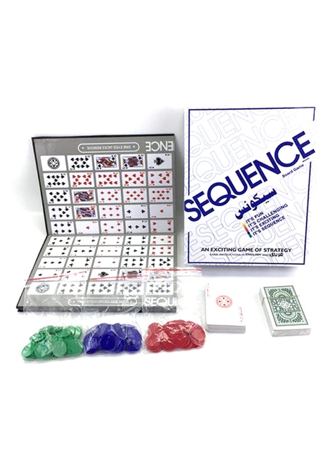 Generic - Sequence Board Card Coins Game - Image 1