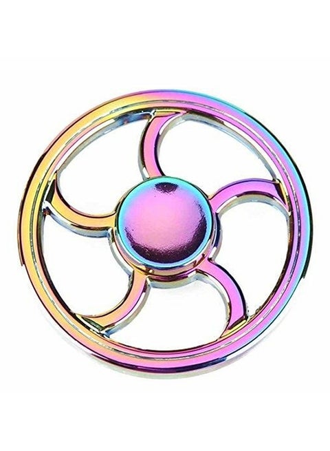 Rainbow Steering Wheel Fidget Spinner Made Up With Premium Quality For Kids And Adults