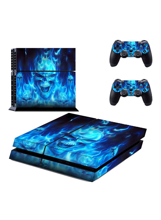 Skin Sticker For PS4 Console With 2-piece Controller Cover Decals - Image 1